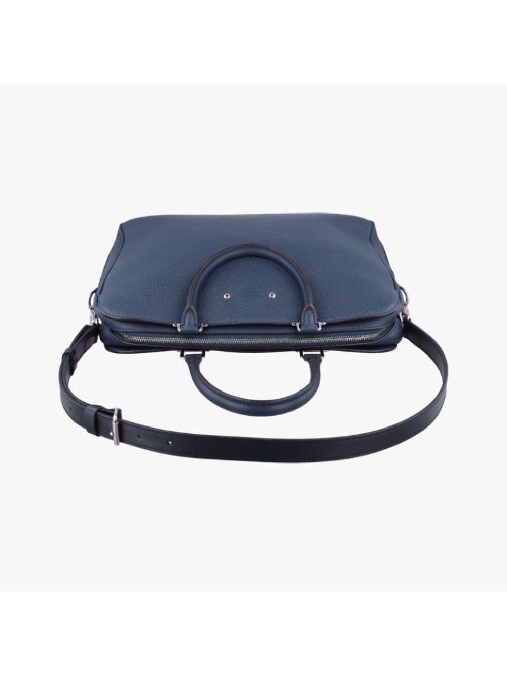 ★SOLD★ Louis Vuitton Alma Briefcase MM Navy Taurillon Leather - Picture 8 of 16